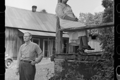 3262_Resting in front of general store, Blankenship, Martin County, Indiana