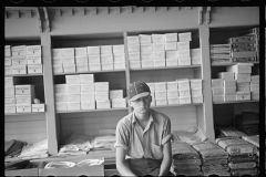 3437_Farm boy in the cooperative store at Irwinville Farms, Georgia