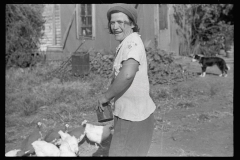 3463_ Woman  who operates large farm , Coffey County, Kansas