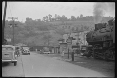 3602_Train appears to waiting in centre of Osage , West Virginia