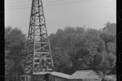 3635_Abandoned oil well derrick near Charleston, West Virginia