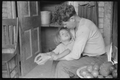 3759_Mexican miner and child, Bertha Hill, Scotts Run, West Virginia