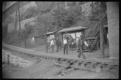 3832_Miners coming off shift ,Caples, West Virginia