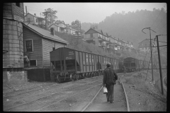 3835_Miner going home from work, Caples, West Virginia