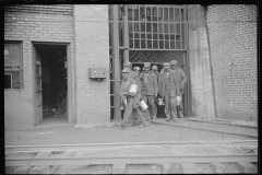 3840_Miners handing  in their  lamps Caples, West Virginia