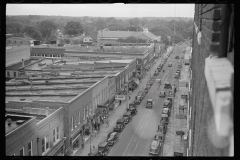 3971_Elevated view of Main street  Goldsboro, North Carolina, or possibly  a town nearby