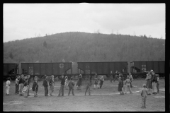 4108_School grounds in the company-owned coal town of  Kempton, West Virginia