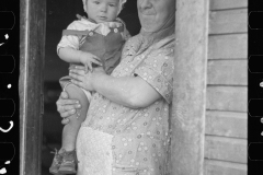 4111_Wife of coal miner with grandchild. West Virginia