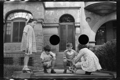 0366_Children playing, middle-class white , Washington D.C.