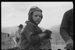 0951_Young person on sheep farm   Ravalli County , Montana