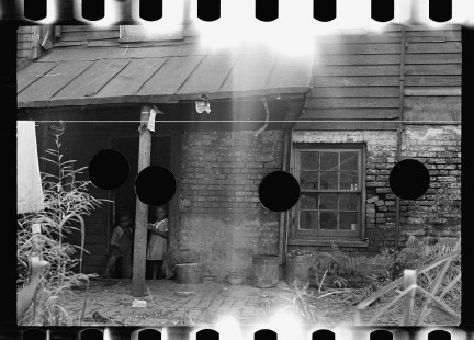 0336_Backyard of Black-American home , Washington, D.C.