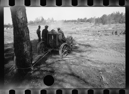 0363_Land clearance , tractor and winch , Prince George's County
