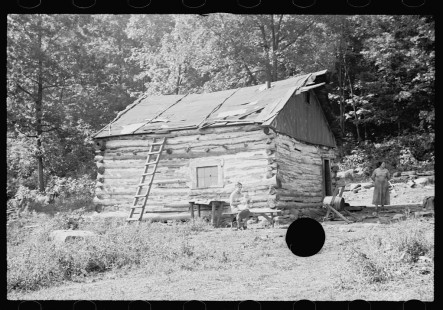 0398_Typical cabin and state of repair , Garrett County