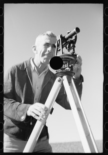 0407_Surveyor using theodolite, Garrett County