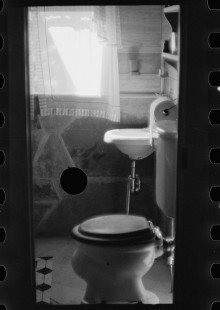 0619_'modern' WC and wash hand basin , unknown home