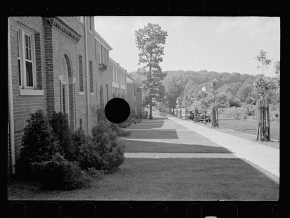 0674_Front of good quality housing , probably Washington D.C.