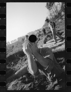 0699_Transient workers building bridge, Prince George's County, Maryland