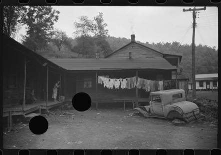 0718_Miner's houses , abandoned car, Scotts run, West Virginia