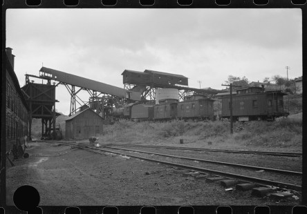 0746_Loading a Monongahela Railroad train with coal , probably West Virginia