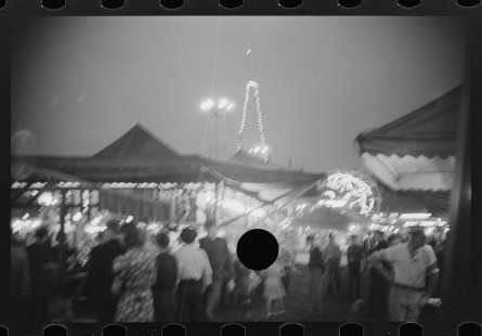 0783_Fairground after dark , Granville , West Virginia