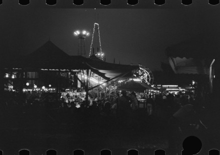 0784_Fairground after dark , Granville , West Virginia