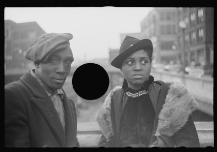 0814_Well dressed African-American couple , probably Alabama
