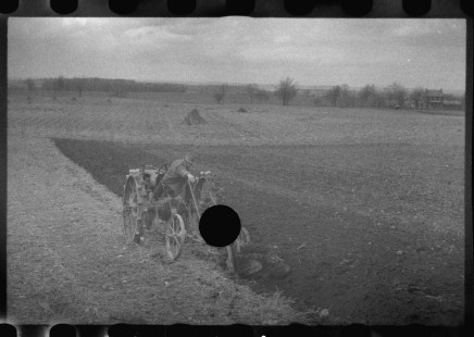 0844_Ploughing by tractor , Tomkins County , New York State.