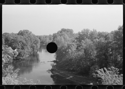 0894_Tranquil river scene , possibly Au Sable river, Michigan