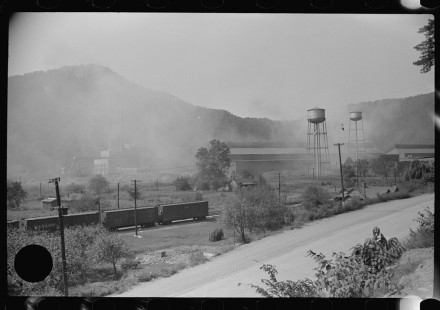 0983_Industial smoke probably from Union Carbide , Charleston , West Virginia