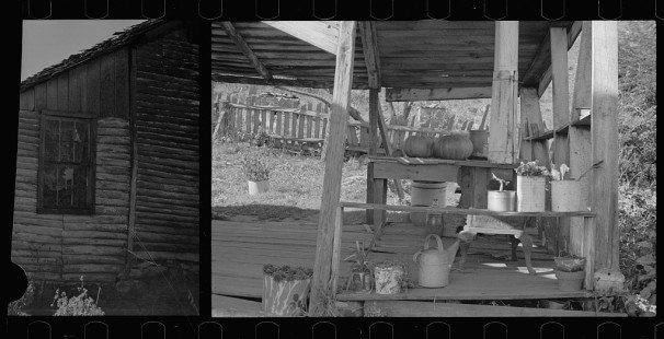 0113_Back porch of a Blue Ridge Mountain home, Virginia
